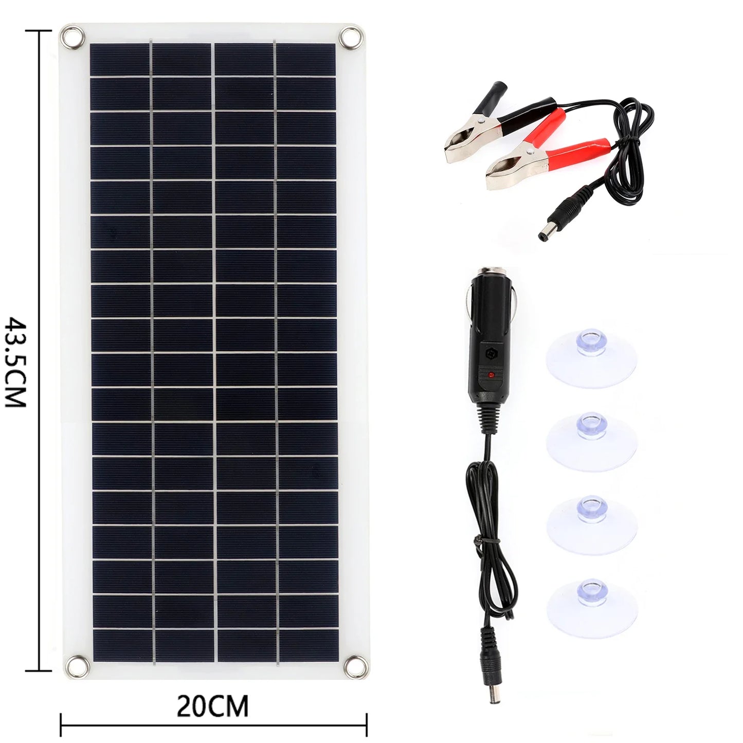 Solar Panel Kit 30W 12V Dual USB Output Solar Cells Solar Panel 20A 30A 40A 50A Controller For Car Yacht Battery Boat Charger