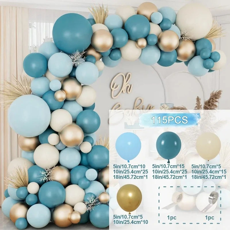 Balloon Garland Arch Kit Birthday Party Decoration Girl Birthday Foil Balloon Bridal baptism Decor Globos Wedding Party Suppl