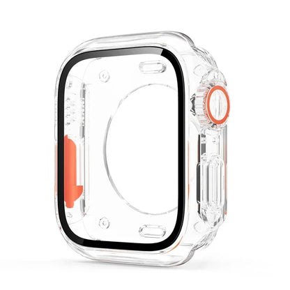 Tempered Glass+Cover For Apple Watch case 46mm 42mm 45mm 44mm 41mm 40mm Screen bumper Protector for iwatch serie 10 9 8 7 6 S