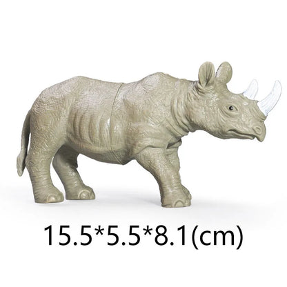 NEW Wild Animal Zoo Tiger Kangaroo Elephant Snake Bear Deer Koala Squirrel Model Figurine Collecta Toy Figures Gift for Child