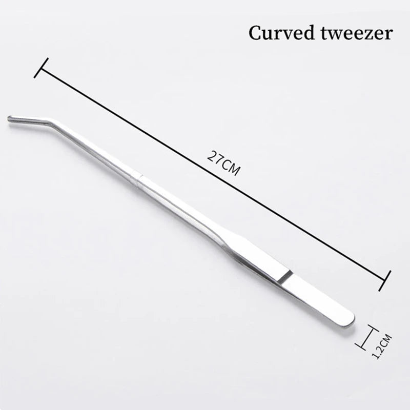 Aquarium Accessories Hard Stainless Steel Aquarium Tool Scissor Tweezers Plants Wave Scissors Fish Tank Shovels Cleaner Suppl