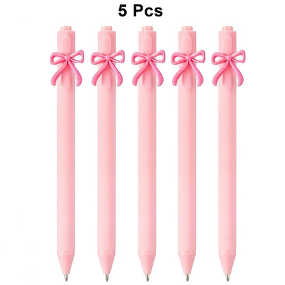5/10/20/30 Pcs Pink Bow Pens Party Favors For Girls School Birthday Party Office Supply Wedding Butterfly Themed Party Suppli