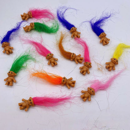 Troll Dolls, Vintage Trolls Lucky Doll Figures, Chromatic Adorable Cute Little Guys Collection, Party Favors,Christmas,Hallow