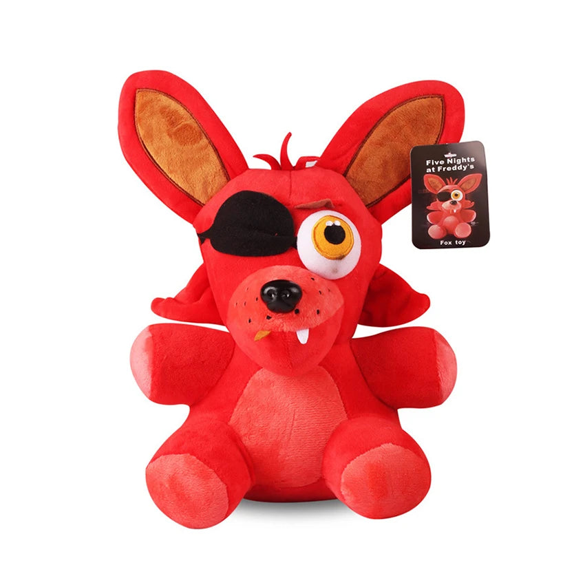 Five Night At Freddy Fnaf Cute Plush Toys Game Doll 18 CM Bonnie Bear Foxy Cartoon Stuffed Dolls Freddy Toys For Children Gif