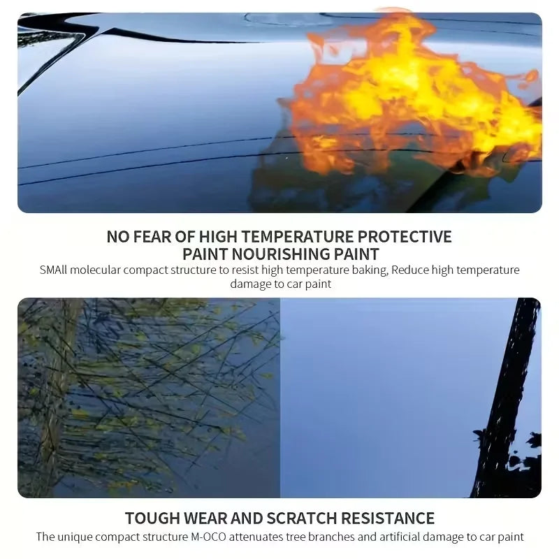 Sopami Nano Ceramic Car Coating Spray 3-in-1 Scratch-Resistant Gloss Finish for All Car Paint Types
