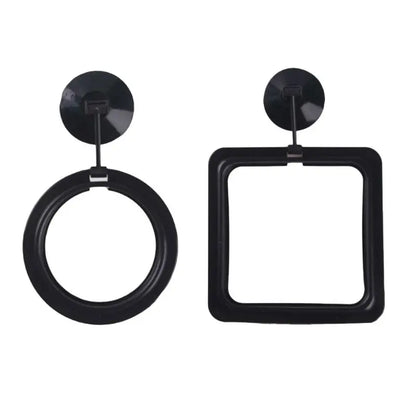 Aquarium Fish Feeding Ring Fish Tank Heart Floating Station Food Tray Square Round Feeder With Suction Cup Fish Tank Accessor