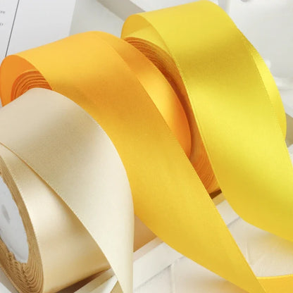 25yards/Roll 40mm Satin Ribbons Crafts Bow DIY Gift Wrap Wine Red Orange Yellow Green Blue Purple Black Gray Gold White Ribbo