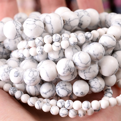 Natural Stone Beads Lava Jaspers Tiger Eye Quartz Agates Round Loose Beads for Jewelry Making DIY Bracelet Accessories 4-12MM