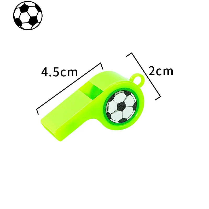 10/30/50Pcs Football Whistle Cheerleader Cheering Props Rainbow Fan Whistle Boys And Girls Birthday Party Favors Pinata Fille
