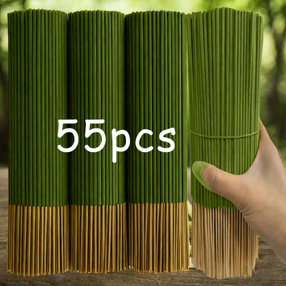 Lemongrass Sticks That Extend the Burning Time, Artificial Wooden Four-Season Fragrance, Suitable for Home, Camping, Garden, 