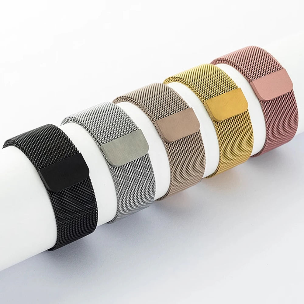 Milanese Strap For Apple Watch Ultra 2 3 49 46mm 42mm 44 40 45mm 41mm 38mm Bracelet For iWatch Series 11 10 9 3 6 5 SE 7 8 St