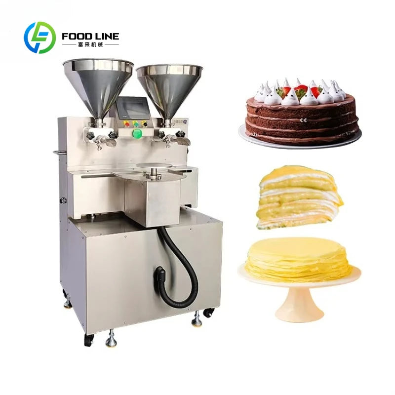 Customized Automatic Cake Icing & Filling Machine - High Efficiency Even Coating for Layer for Commercial Bakery Decorating U