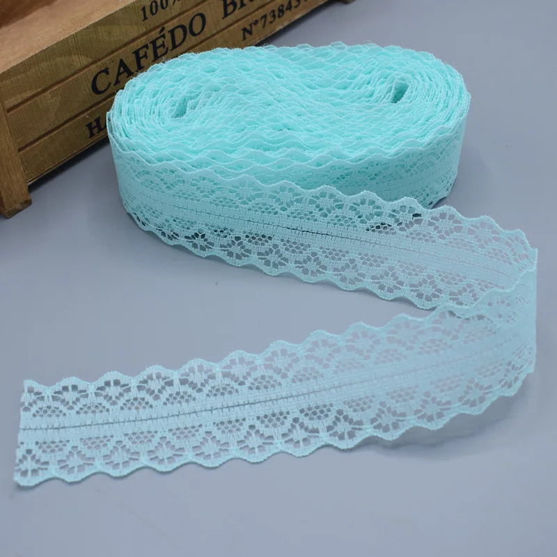 28mm wide beautiful lace ribbon lace fabric DIY embroidery pure lace embroidery decoration 21 color lace fabric 5-10yards