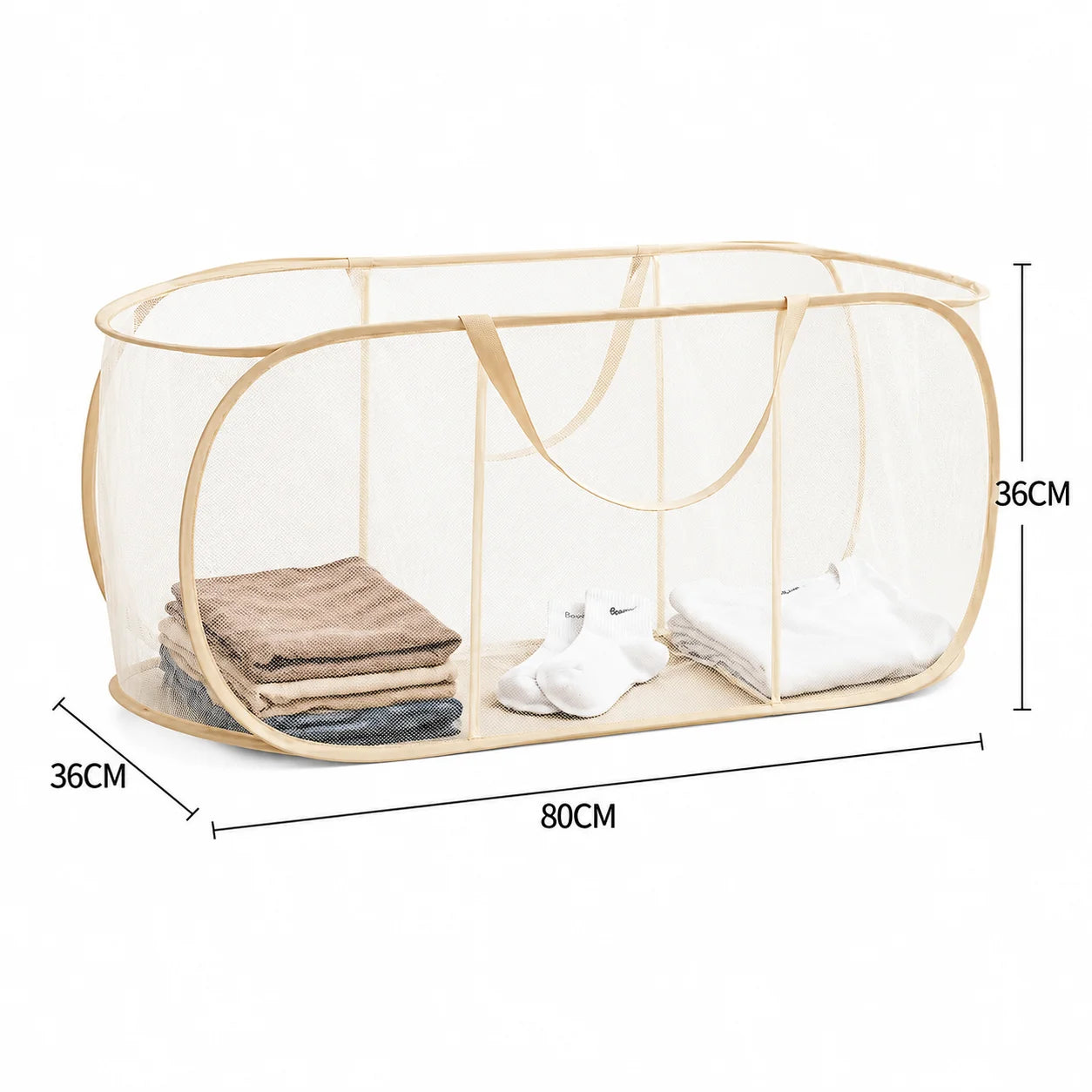 Children's Toys Storage Basket Large Capacity Laundry Basket Multifunctional Children's Dolls Breathable Storage Basket Mesh 