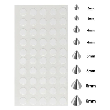 180pcs Non Piercing Lip Nails Sticker Selfadhesive Waterproof Reusable Fake Lip Nail Eyebrow Nose Ring Body Belly Button Jewe