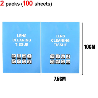 Lens Cleaning Tissue Paper Lens Cleaner Papers Tissue for Microscope Camera Len Glasses Computer Screens Electronic Screens -