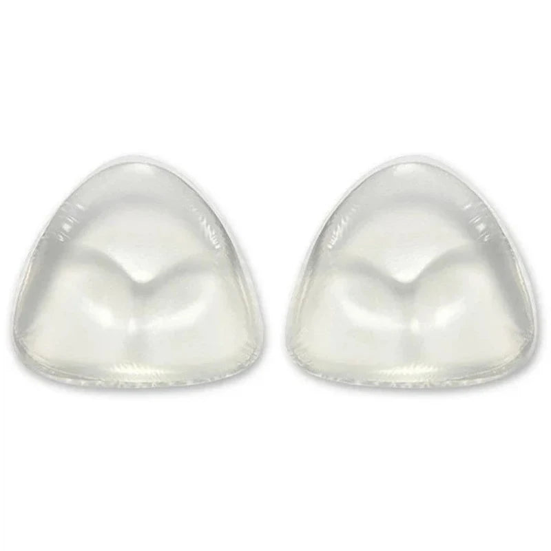 2pcs Silicone Bra Inserts Breast Pads Sticky Push-up Women Bra Cup Thicker Nipple Cover Patch Bikini Inserts for Swimsuit Gif