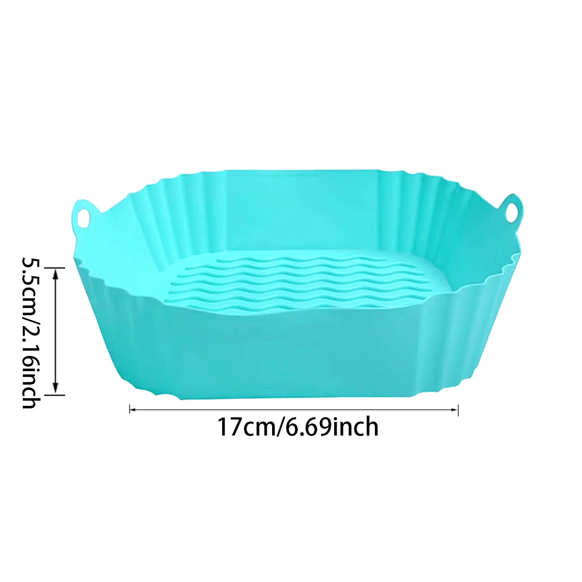 Silicone Air Fryer Liners Pot,Airfryer Basket Cooking Gadgets ,Reusable Baking Tray Non-stick Pizza Pan Oven Kitchen Accessor