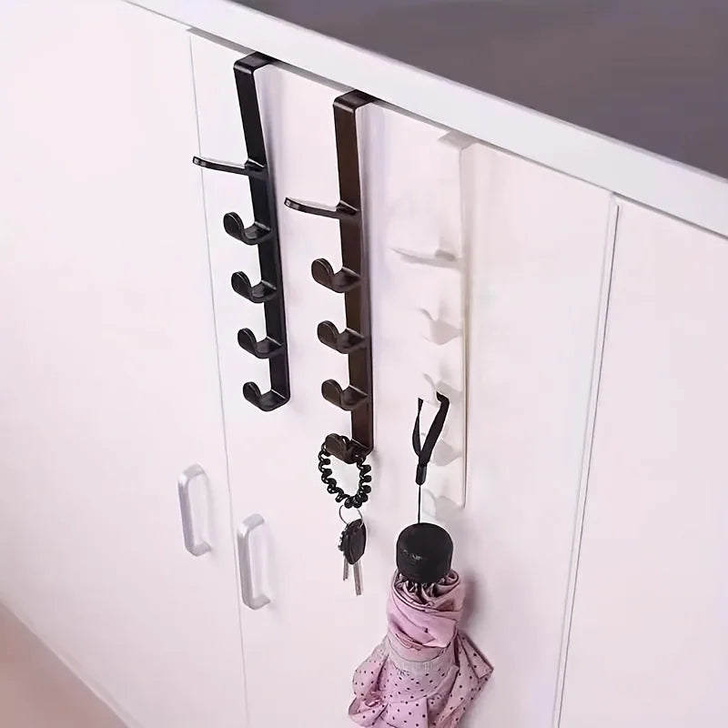 1/3pcs Bedroom Door Hanger Clothes Hanging Rack Over The Door Plastic Home Storage Organization Purse Holder For Bags Rails