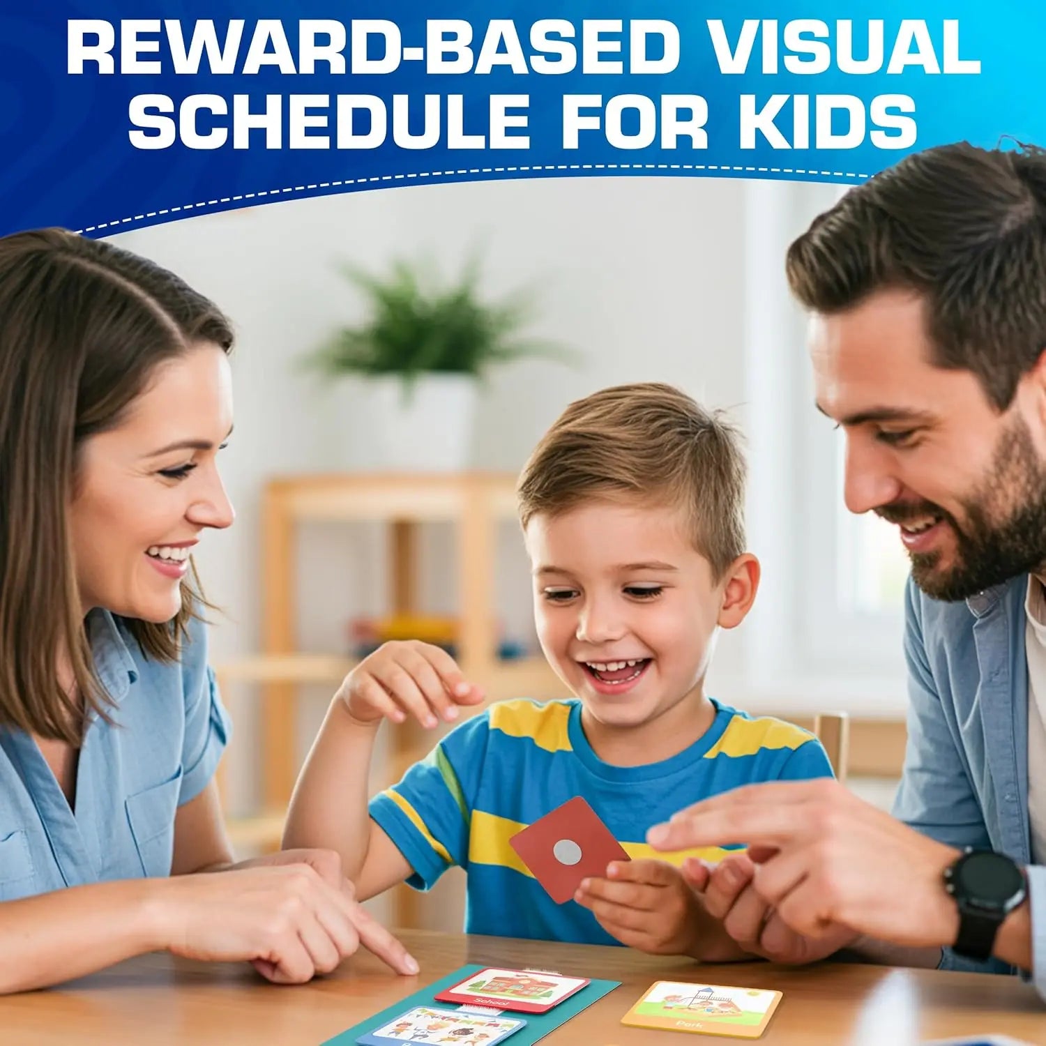 60 Pcs Visual Schedule Visual Wall Planner Daily Routine Chart for Kids Daily Visual Schedule Card Chore Chart Learning Mater