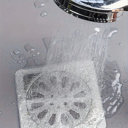 Floor Drain Sticker, Insect-proof Self-adhesive Bathroom Hair Filter Net, Sewer Filter, Kitchen Anti-blocking Mesh Net