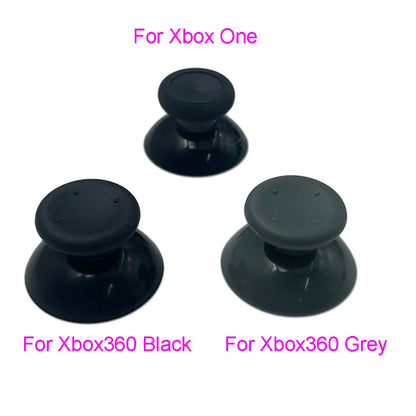 12PCS Black Gray Replacement Thumb Sticks Analog for Microsoft Xbox 360 Joysticks Button For Xbox One Series S X