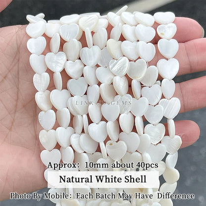 Natural Shell Beads Irregular Shape Smooth Beads Loose Spacer Bead For Jewelry Making Diy Earrings Necklace Accessory Finding