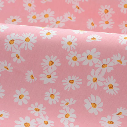 Floral Fabric Flower Cotton Printed Poplin Quilting Clothes Patchwork Muslin Sewing Accessories - J037