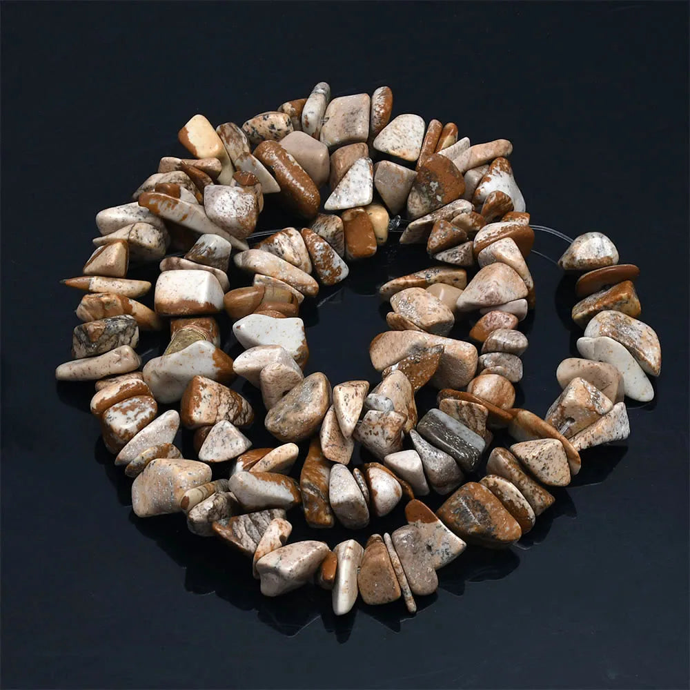 16 inch Natural Stone Beads Chips Beads 5-8mm Irregular Crystal Agate Gravel Beads Diy Bracelet For Jewelly HK058 - Picture s