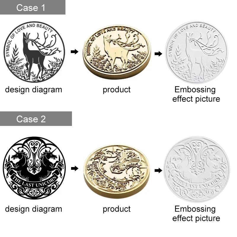 Customize Embossing Stamp Wedding Monogram Embosser Stamp,Personalized 2 initials Embosser Stamp,Wedding gift,hand held embos