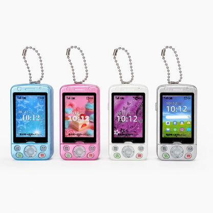 Toys Spirits Capsule Toys Real Recording Playback Slide Phone Mascot Keychain Openable Screen Insert Custom Idol Photo Gacha