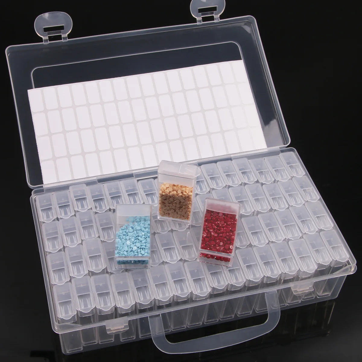 5D DIY Diamond Painting Tools Accessories Storage Box Container Diamond Embroidery Accessories Drill Box Mosaic Container Cas