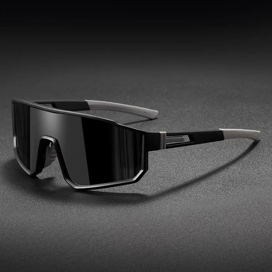 Men's Oversized Cycling Glasses for Men Bicycle Windproof Colorful Coating Sunglasses Outdoor Sports Motorcyc - 01