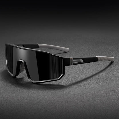 Men's Oversized Cycling Glasses for Men Bicycle Windproof Colorful Coating Sunglasses Outdoor Sports Motorcyc - 01