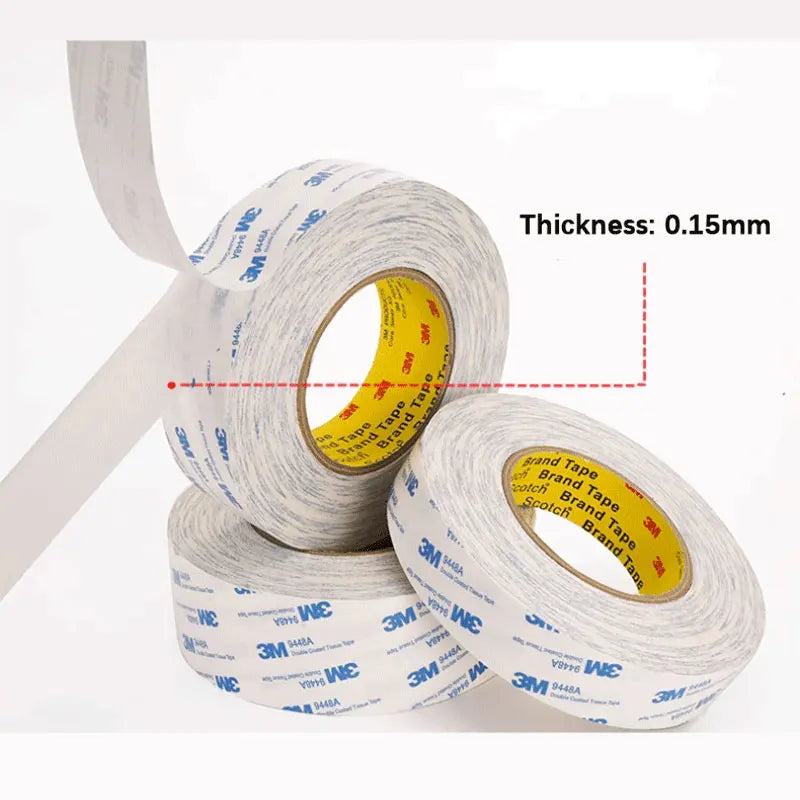 3M 9448A double-sided adhesive, ultra-thin, high viscosity, fixed, strong, non-trace, high temperature white 3M adhesive.