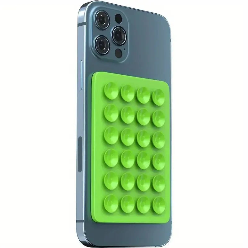 Silicone Suction Phone Holder Mat Multifunctional Suction Cup Wall Stand Square Anti-Slip Single-Sided Case Mount Back Sticke