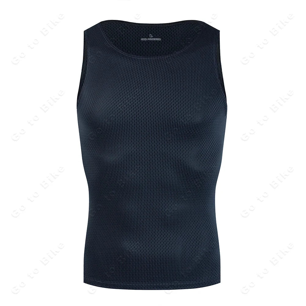 Colorful Cycling Base Layer Cycling Undershirt Quick Dry Underwear Cycling Sleeveless Jersey High Elastici MTB Road Bike Jers