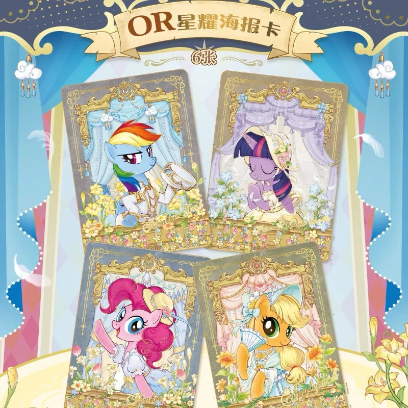KAYOU Genuine My Little Pony Card Friendship Forever Cards Star Pack Gorgeous Gilded Princess Cards Collectible Card Toys Gif
