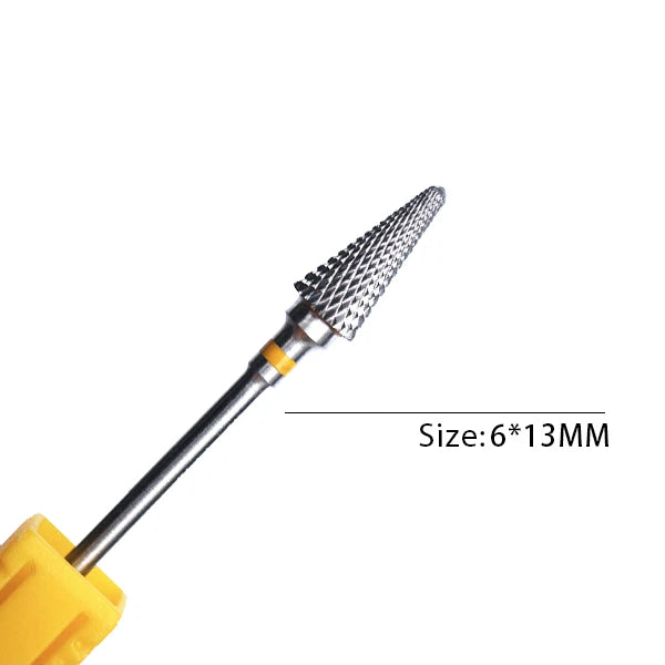 1pc Carbide Tungsten Nail Drill Bit Rotate Burr Milling Nail Cutter Bits Electric Drill Machine For Manicure Pedicure Tools -