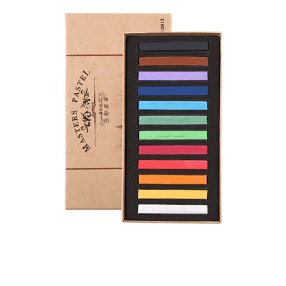 12/24/36/48 Colors Soft Pastel Masters Colored Crayon Chalk Drawing Coloring Art Supplies - 12 COLORS