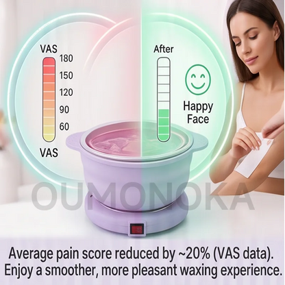 Wax Heating Machine Kit for Hair Removal Depilatory Pot Shaving Wax Melting Device Paraffin Hand Therapy for Salon And Home U