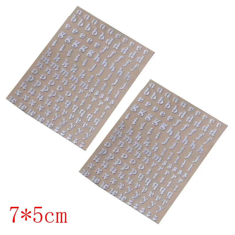 2piece Letter Stickers Self Adhesive Alphabet Stickers Self Adhesive Letters Gift - H