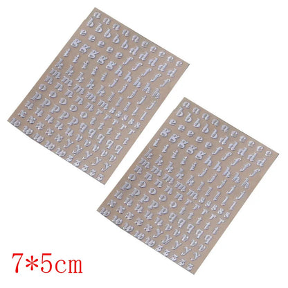 2piece Letter Stickers Self Adhesive Alphabet Stickers Self Adhesive Letters Gift - H