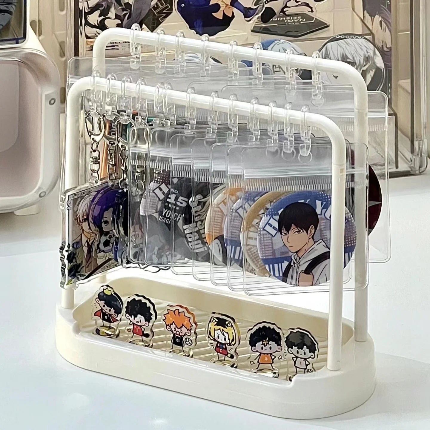 Display Stand Simple Jewelry Storage Baroque Style Desktop Decoration Ornament Compact Size Fashion Accessory Organizer