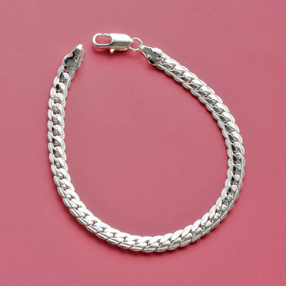 Fashion 925 Sterling Silver Bracelets for Women Simple Korean Multi Layer Coil Adjustable Bracelets Party Wedding Jewelry Gif