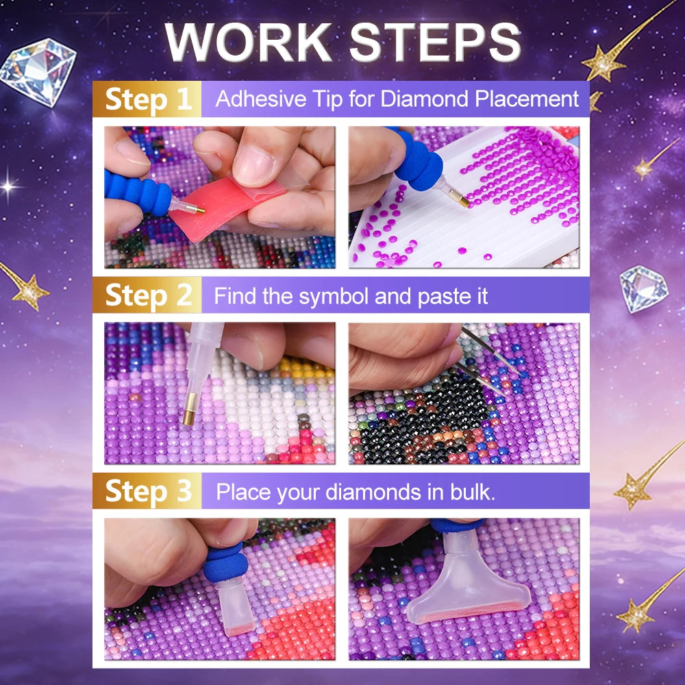 HUACAN 5d Diy Diamond Mosaic Custom Photo Cross Stitch Full Square Round Drill Home Decor Personal Customized Art Handmade