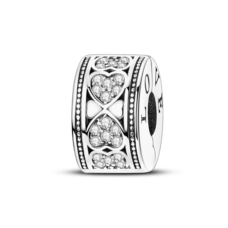 925 Sterling Silver Charms Beads Pendant Tree of Life Dog Elephant Love Heart Charm Fit Original Bracelet DIY Women Jewelry G