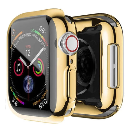 Screen Protector for Apple Watch Ultra 3 2 49 41 44 40 45 46 42mm TPU Bumper Cover Case for iWatch Series 11 10 9 8 7 SE 6 5 