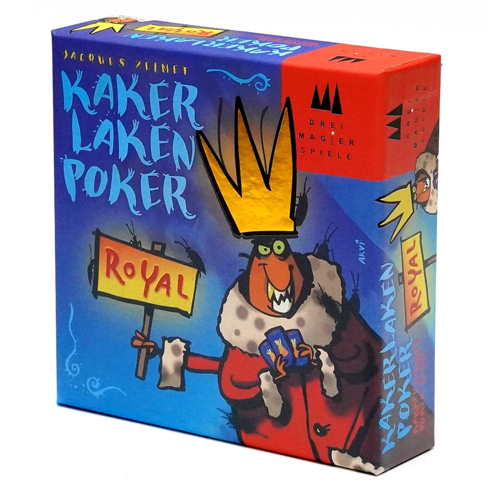 Kakerlaken Poker Royal Card Game Bluffing Fun Family Game Gameplay Engaging Card Play Competitive Fun Kakerlaken Poker Royal