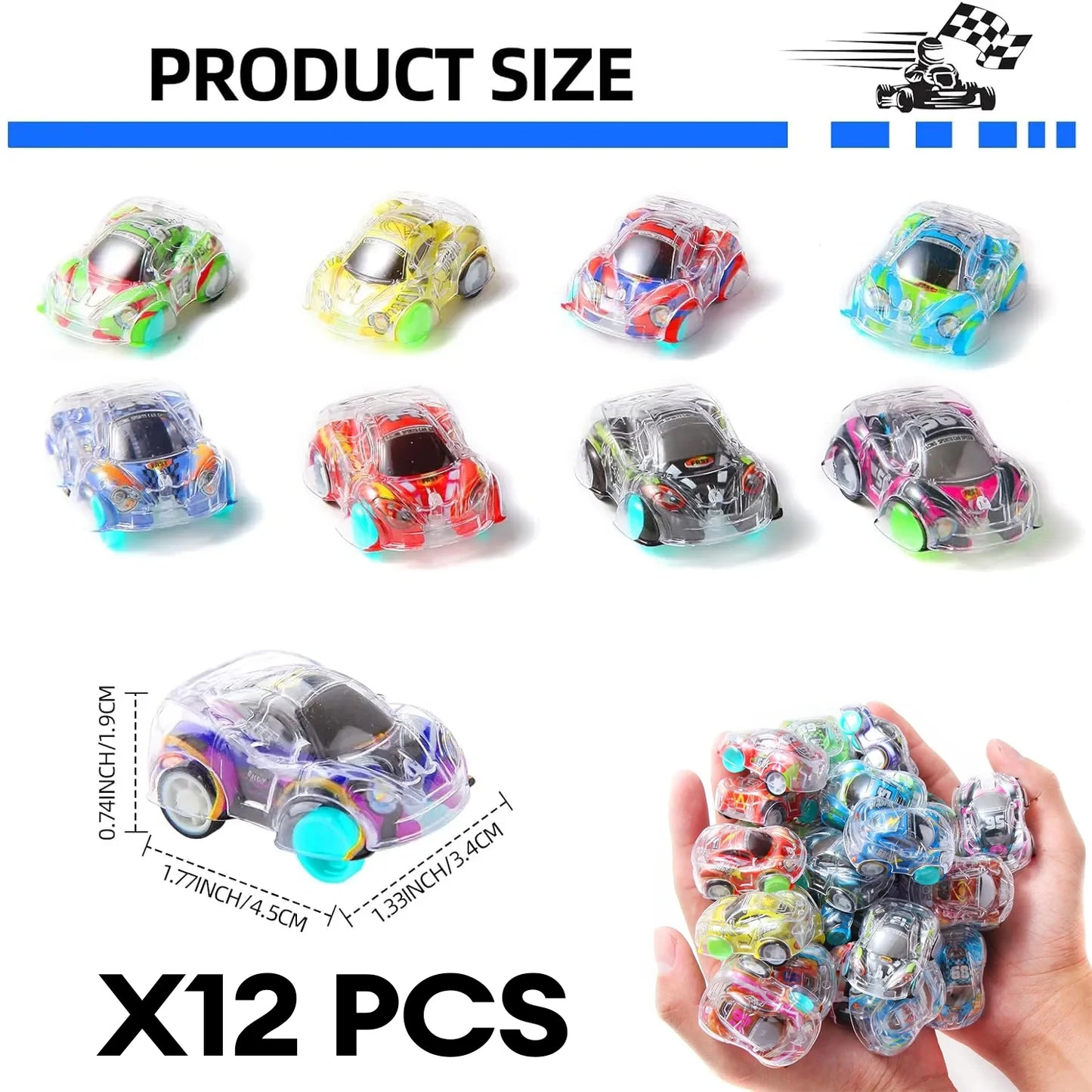 Pop Party Favor Birthdy Gift Fidgot Goodie Bag Stuffers Pinata Filler Gifts Classroom Prize Birthday Party Gift - 12Pcs Mini 